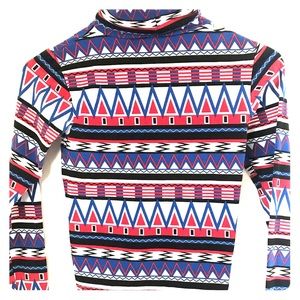 Multi Color Turtle Neck